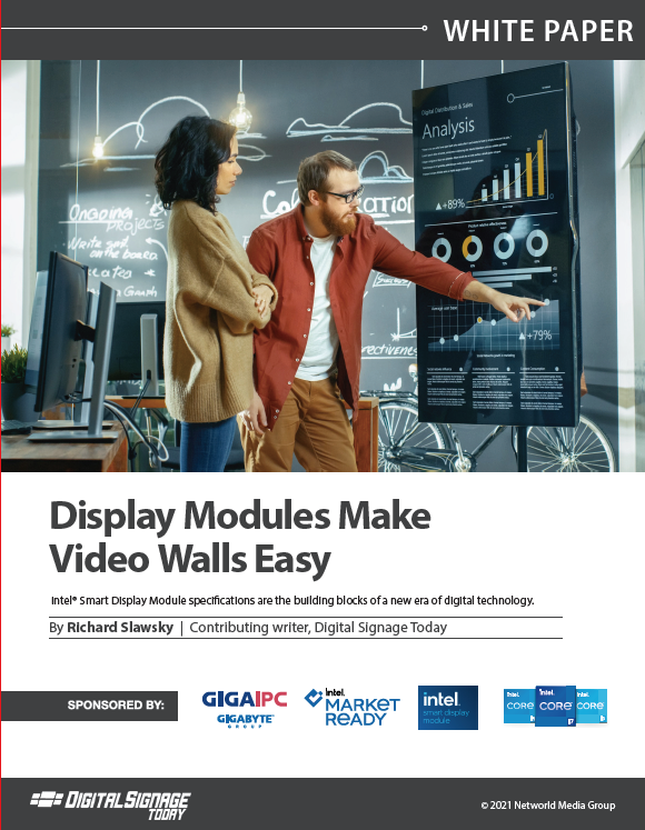Display Modules Make Video Walls Easy